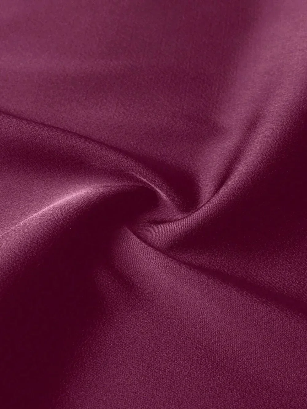 Red Violet Casual Women's Plus Size Stand Collar Asymmetrical Hem Long Shirt